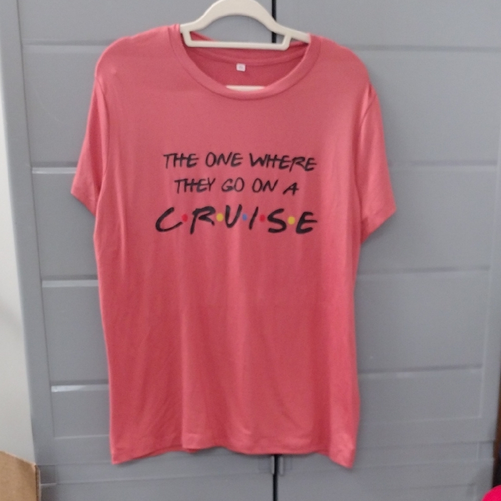 XXL Pink Graphic T-Shirt
